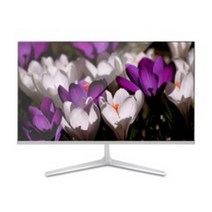 한솔시스템 H2411FW 베젤리스 60.4cm 24인치 모니터 화이트 FHD 75Hz