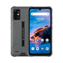 umidigi bison pro 글로벌 버전 러기드 폰 128gb ip68 helio g80 nfc 48mp 트리플 카메라 6.3quotfhd+ 5000mah 배터리 스마트폰, 8GB 128GB, 스톰 그레이, 협력사