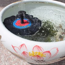 소형 야외분수대 분수 펌프 야외 안뜰 순환 연못 물 암석 산소 공급 조경 인공폭포, 장미 모양 떠 다니는 분수