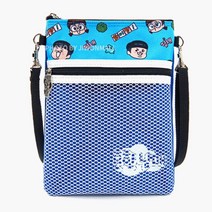 국산 초등남학생용 미니 스마트폰가방 블루 초딩 핸드폰 여권가방 이쁜