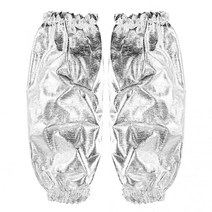 1000 도 내열 알루미늄 호일 내화 오버 슬리브 암 가드 보호 장갑, 한개옵션0