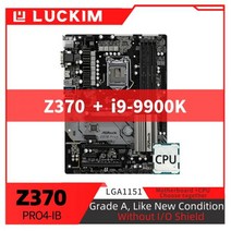 리퍼비쉬 Z370 PRO4-IB 마더보드 LGA1151 i9-9900K 세트 키트 (프로세서 포함), 마더 보드