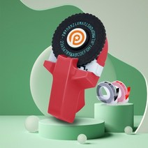 한글타자기 옛날타자기 타자기키보드 motex e101 label printer 3d, 빨간색 - 2pk 테이프