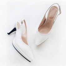 가이아슈 국내생산 발편한 가보시 여성 구두 하이힐 9cm 슬링백구두