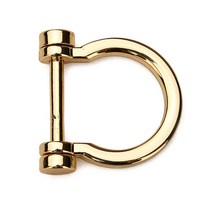 납작아령 U형 D링 19MM - 라이트골드, 단품