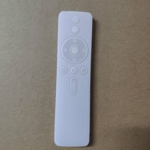 1pc 실리콘 음성 버튼 원격 제어 커버 케이스 xiaomi 4 tv xiaomi 셋톱 mi box 4 시리즈 용 방진 보호 케이스, 음성 버튼 흰색
