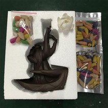 향 받침대 홀더 역류 향 콘 더 큰 타워 버너 스틱 로터스 리틀, j28with20 big100cone