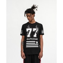 지아니루포 UG70356 그래피티 반팔 티셔츠(BK)