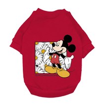 애견패딩 강아지 겨울옷 패딩조끼 경량패딩 강아지롱패딩 디즈니 만화 미키 마우스 도널드 덕 개 따뜻한 애완견 자켓 코트 후드 작은 중형 복장, 02 M, 10 10