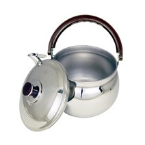 키친아트 퀸클래식 들통형 휘슬 스텐 주전자, 5.6L