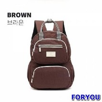 Foryou4873 여성 다용도 패브릭 캐주얼 백팩 여자 학생 직장인 사무용 여행용