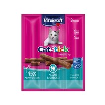 반려 비타크래프트 캣스틱 연어 & 오메가3 3개입, 12개묶음