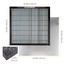 Ultraray-벌집 모양 레이저 베드 50*50cm 작업 패널 세트 XTool D1 Pro/D1 CO2 다이오드 조각기 절단기용, 01 set