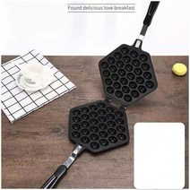 12 홀 알루미늄 합금 ko야키 팬 메이커 18 치비 마루코 기계 베이킹 폼 몰드 낙지 제빵기, 03 Egg waffle