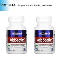 엔자이메디카 애시드 수드 Acid Soothe 아연 징크 카르노신 파파야잎 고투콜라 엔자임 30캡슐 2팩