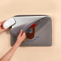 15 노트북 파우치 방수캔버스 부클 비어드맨