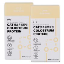 [고양이츄르산양유다이어트] 닥터바이 캣초유프로틴 고양이 초유 산양유 단백질 면역력 영양제, 면역 + 근력 혼합맛, 2개