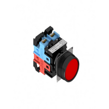 건흥전기 KOINO 누름 버튼 스위치 22Ø KH-2201-10, 녹색