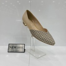탠디 여성 스틸레토 배색 플랫 2cm CB 베이지 120006