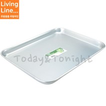 Kitchen 직사각 양은 쟁반 서빙 트레이 식당 알루미늄 쟁반 생산라인 부품 트레이, ♡직각쟁반무지 6호♡, [ 1개 ]