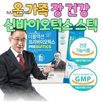 강춘건강몰 신바이오틱스 프로바이오틱스 프리바이오틱스 미국 듀폰 다니스코사 7종 유산균 프락토올리고당 초유 단백질 밀 식이섬유 치커리 뿌리 추출물 온 가족 장 건강 분말 스틱, 6통
