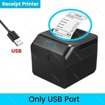카드 포스기 POs 이지체크 단말기 신화포 셀프 접착 라벨 프린터 열 영수증 POS 빌 메이커 블루투스 스, 01 Rceipt USB Port_03 AU 플러그