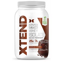 XTEND Pro Whey Isolate 엑스텐드 프로 웨이 이솔레이트 프로틴 파우더 초콜릿 라바 케이크 29.13(826g), 1개