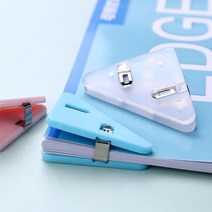 삼각 모서리 클립 집게 서류 정리 보관 사무용 다용도