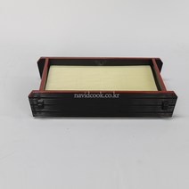 나비드쿡 한일칠기 모밀판 5종택1 사각모밀판 원형모밀판 자루소바 티크모밀판, 1조, 3341-직사각모밀판세트