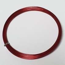 칼라공예철사/ 0.3mm~3.0mm 10칼라 인테리어 소품 모형모빌 만들기재료 DIY 대용량 모형 모빌 장식용품, 칼라철사 1.0mm빨강