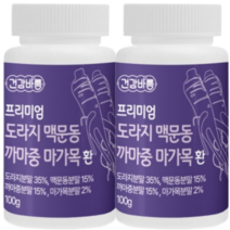 100%국내산 도라지 맥문동 까마중 마가목 환 환절기 건강환 국내산 프리미엄 원료 식약처 인정 해썹인증 + 종근당 사은품 증정., 2통_200g