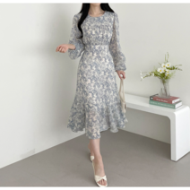 퀸월드 슬림 머메이드 롱 원피스 QYH013