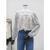 [써스데이아일랜드] 플로럴 프릴 블라우스 T232ABL535W