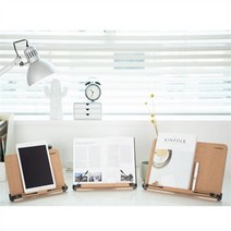 시스맥스 나무 독서대中 튼튼한 단계 각도조절 사무용품쇼핑몰 온라인사무용품 4W1F4D03, 1개