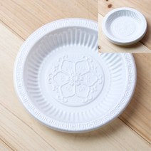 10p 캠핑 접시 14cm 식품용기 1회용그릇 덮밥용기 국물컵 일회용밥그릇 1회용용기 일회용밥용기 일회용국그릇 1회