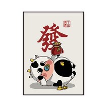 호랑이 그리기세트 유화 명화 DIY 디지털 손으로 그린 아크릴 수제 그림 벽화 집들이 감사 선물, 60x80cm, nx1655 B