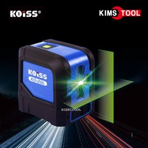 KO-2GL 미니 레이저 레벨기 그린 수직 수평 자동보정, 1개