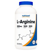뉴트리코스트 L 아르기닌 500mg 300캡슐 능력 순환 개선 아스파르트산 운동 후