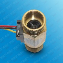 유량계 순수 황동 홀 효과 유량 센서 미터 카운터 표시기 1-30L/min G1/2 수나사