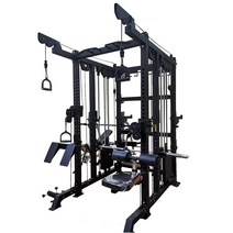 파워렉 홈 짐 피트니스 체육관 장비 케이블 크로스오버 빗 파워 스쿼트 상업용 다기능 3D 접이식 스미스 머신, 없음, 한개옵션0