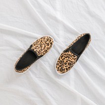 핫한 송치 레오파드 여성 캐주얼 슬립온 RJ-aj143