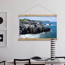 cc466-우드스크롤 90CmX60Cm-아름다운제주도 1타입-사려니숲