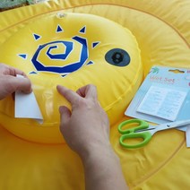 땜빵 빵구 수선 수리 보수 튜브 찢어짐 스티커 패치 비치볼 고무보트 에어간판 바람풍선 풀장 구멍 빵꾸 에