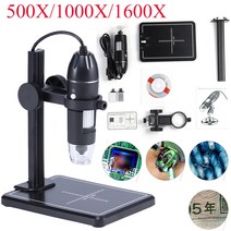 광학현미경 생물 디지털 전자 usb 현미경 1600 8 납땜 전화 수리 돋보기 카메라, 1000