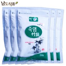 남도식품 바다애 생활죽염 식염 및 양치용 250g, 5봉