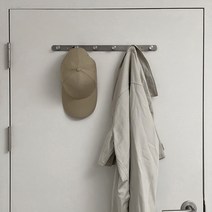 에브리윅 접착식 벽옷걸이 문옷 모자 가방 벽걸이 도어 행거 코트렉 후크 정리대, 3후크
