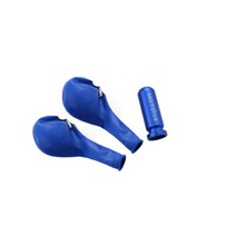 프리다이빙 이퀄밴트 압력평형 연습 풍선 이퀄라이징 귀 압력 균형 훈련 도구 플랜지, 파란색 풍선 2개
