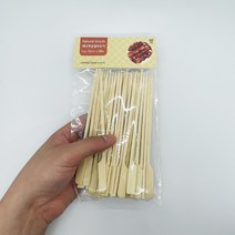 대나무손잡이꼬지15cm 대나무꼬치 산적꼬지 닭꼬치 야채꼬치 양꼬치 바베큐꼬치 캠핑꼬치