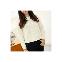 벌집패턴니트티/여성니트티 꽈배기니트 패턴니트 스웨