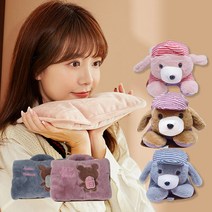 [ 디와이 ] 온수찜질기 온열 전기 충전식 허리 핫팩 찜질기 찜찔팩, 3. 온수찜질기 - 강아지 핑크